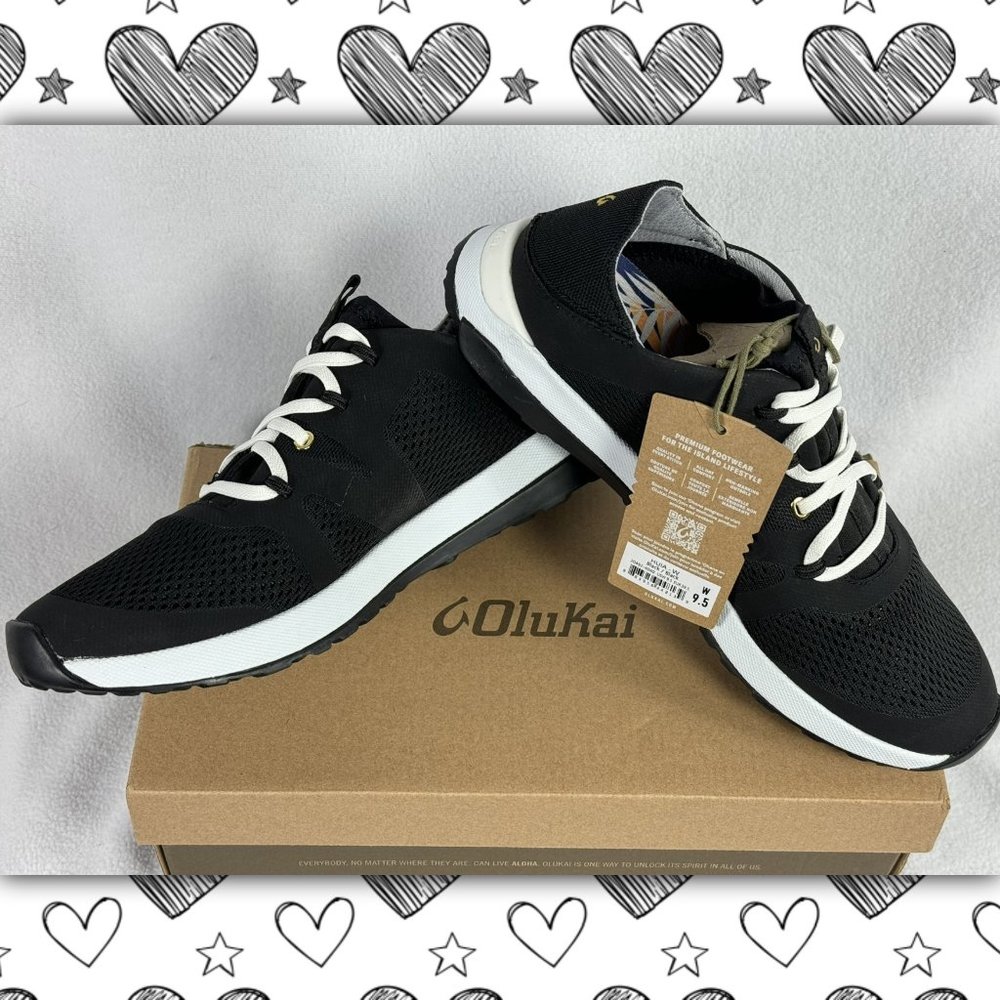 OluKai Huia Women’s Black Athletic Shoes - New with Tags